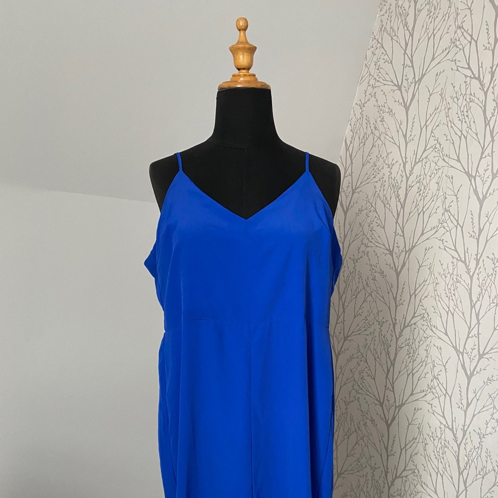 Rare Bleuh Ciel Royal Blue Romper